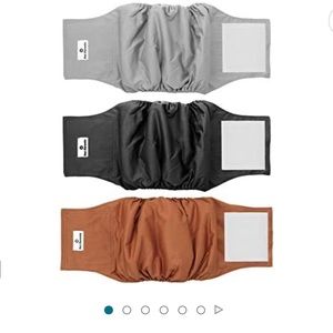 Pet Parents Premium Washable Dog Belly Bands (3 pack)